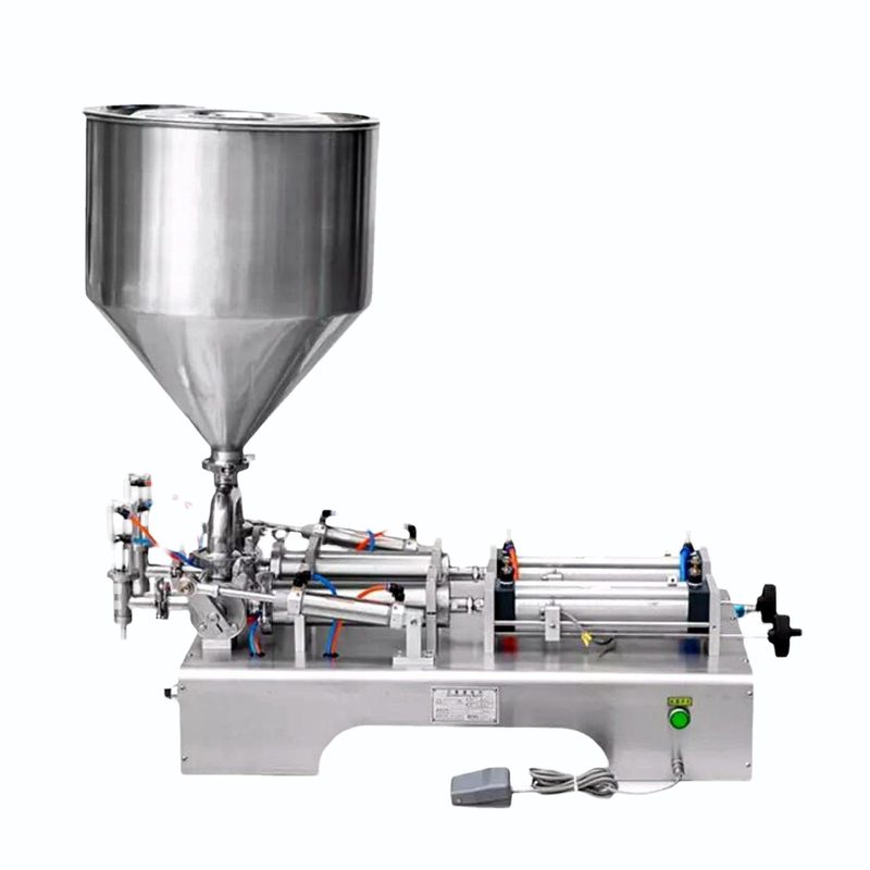 Double Head Horizontal Piston Filling Machine